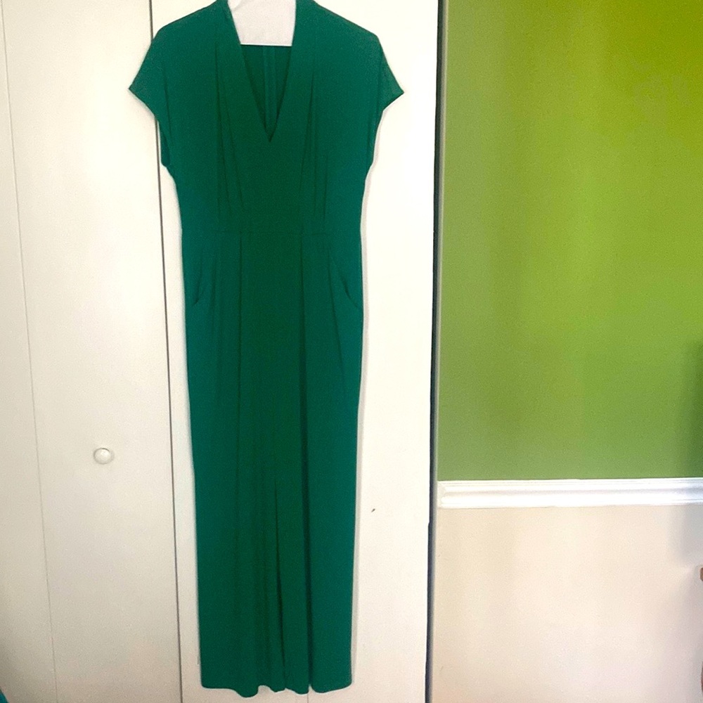 Vince Camuto green cocktail jumpsuit size L